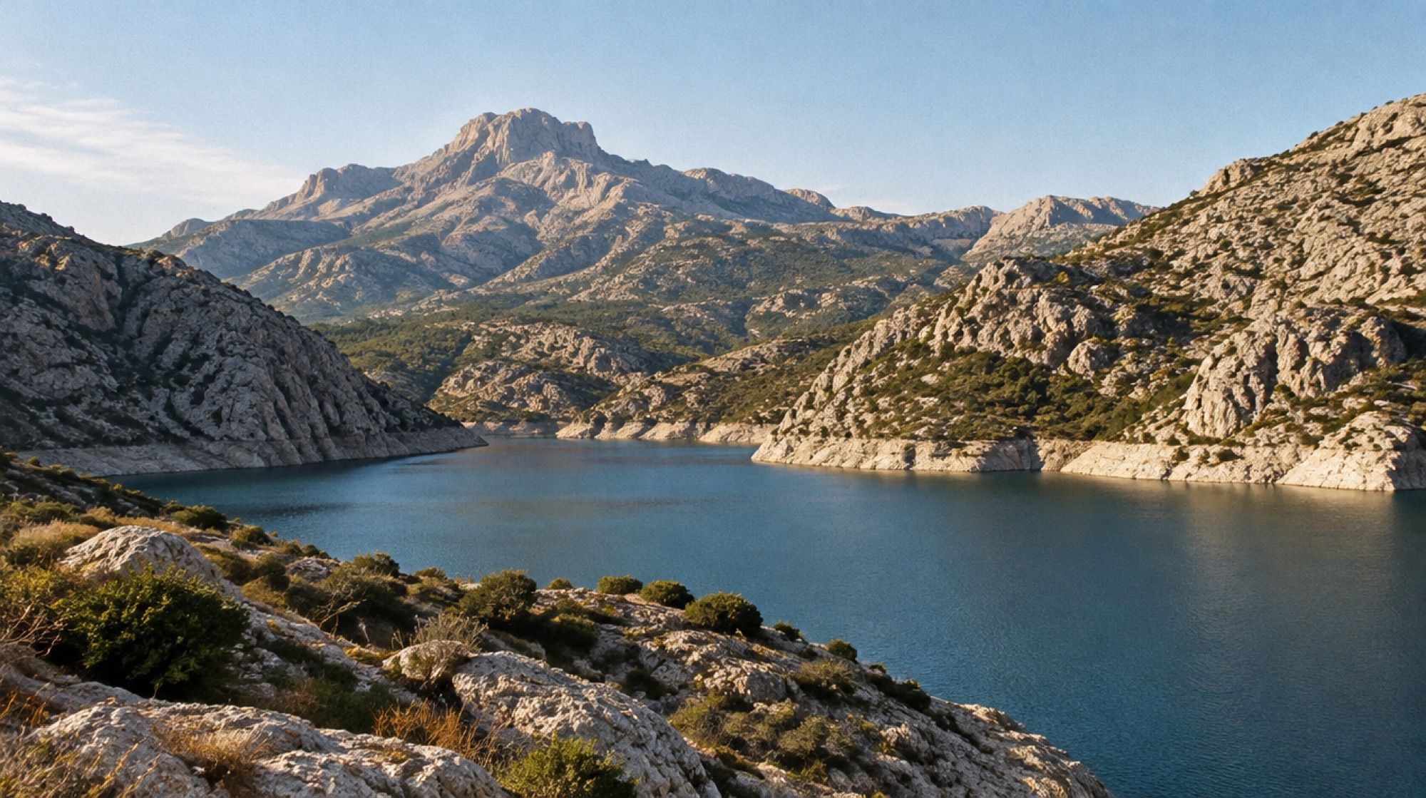 Stausee Gorg Blau in der Serra de Tramuntana